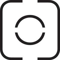camera photography icon symbol image vector. Illustration of multimedia photographic lens grapich design images vector