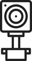 camera photography icon symbol image vector. Illustration of multimedia photographic lens grapich design images vector