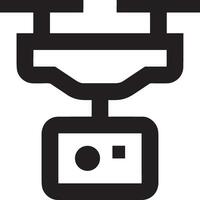 camera photography icon symbol image vector. Illustration of multimedia photographic lens grapich design images vector