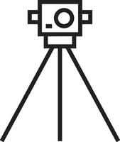 camera photography icon symbol image vector. Illustration of multimedia photographic lens grapich design images vector