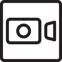 camera photography icon symbol image vector. Illustration of multimedia photographic lens grapich design images vector