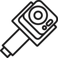 camera photography icon symbol image vector. Illustration of multimedia photographic lens grapich design images vector