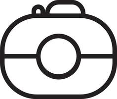 camera photography icon symbol image vector. Illustration of multimedia photographic lens grapich design images vector