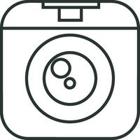 camera photography icon symbol image vector. Illustration of multimedia photographic lens grapich design images vector