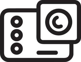 camera photography icon symbol image vector. Illustration of multimedia photographic lens grapich design images vector