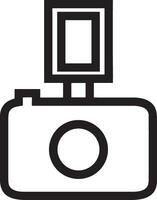 camera photography icon symbol image vector. Illustration of multimedia photographic lens grapich design images vector