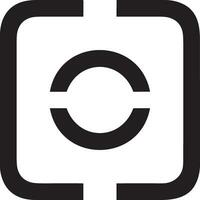 camera photography icon symbol image vector. Illustration of multimedia photographic lens grapich design images vector