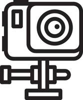 camera photography icon symbol image vector. Illustration of multimedia photographic lens grapich design images vector