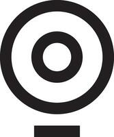 camera photography icon symbol image vector. Illustration of multimedia photographic lens grapich design images vector