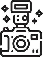 camera photography icon symbol image vector. Illustration of multimedia photographic lens grapich design images vector