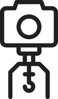 camera photography icon symbol image vector. Illustration of multimedia photographic lens grapich design images vector