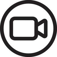 camera photography icon symbol vector image. Illustration of multimedia photographic lens graphic design image