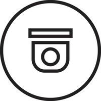 camera photography icon symbol vector image. Illustration of multimedia photographic lens graphic design image