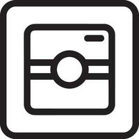 camera photography icon symbol vector image. Illustration of multimedia photographic lens graphic design image