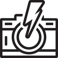 camera photography icon symbol vector image. Illustration of multimedia photographic lens graphic design image