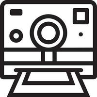 camera photography icon symbol vector image. Illustration of multimedia photographic lens graphic design image