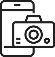 camera photography icon symbol vector image. Illustration of multimedia photographic lens graphic design image