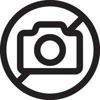 camera photography icon symbol vector image. Illustration of multimedia photographic lens graphic design image