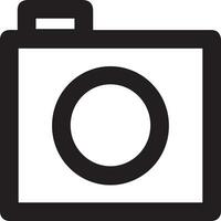 camera photography icon symbol vector image. Illustration of multimedia photographic lens graphic design image