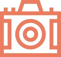 camera photography icon symbol vector image. Illustration of multimedia photographic lens graphic design image