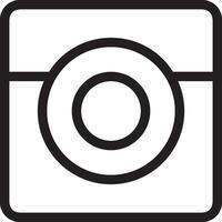 camera photography icon symbol vector image. Illustration of multimedia photographic lens graphic design image