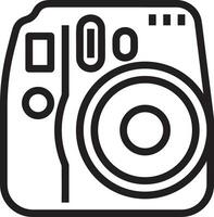 camera photography icon symbol vector image. Illustration of multimedia photographic lens graphic design image