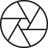 camera photography icon symbol vector image. Illustration of multimedia photographic lens graphic design image