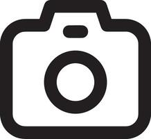 camera photography icon symbol vector image. Illustration of multimedia photographic lens graphic design image