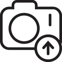 camera photography icon symbol vector image. Illustration of multimedia photographic lens graphic design image