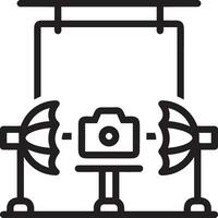 camera photography icon symbol vector image. Illustration of multimedia photographic lens graphic design image