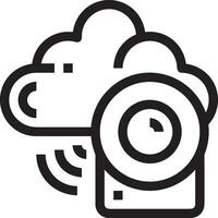 camera photography icon symbol vector image. Illustration of multimedia photographic lens graphic design image