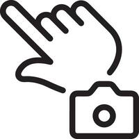 camera photography icon symbol vector image. Illustration of multimedia photographic lens graphic design image