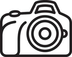 camera photography icon symbol vector image. Illustration of multimedia photographic lens graphic design image