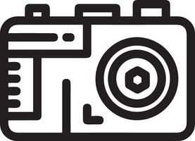 camera photography icon symbol vector image. Illustration of multimedia photographic lens graphic design image