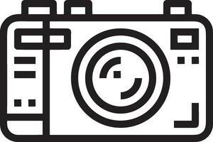 camera photography icon symbol vector image. Illustration of multimedia photographic lens graphic design image