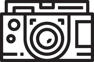 camera photography icon symbol vector image. Illustration of multimedia photographic lens graphic design image