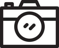 camera photography icon symbol vector image. Illustration of multimedia photographic lens graphic design image