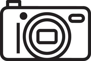 camera photography icon symbol vector image. Illustration of multimedia photographic lens graphic design image