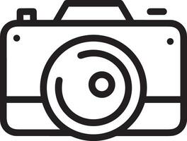 camera photography icon symbol vector image. Illustration of multimedia photographic lens graphic design image