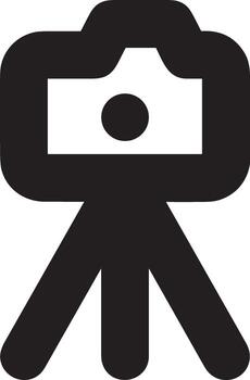 camera photography icon symbol vector image. Illustration of multimedia photographic lens graphic design image