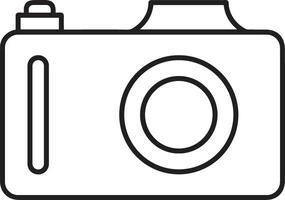 camera photography icon symbol vector image. Illustration of multimedia photographic lens graphic design image