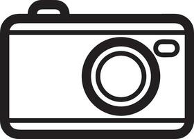 camera photography icon symbol vector image. Illustration of multimedia photographic lens graphic design image