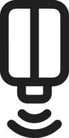 camera photography icon symbol vector image. Illustration of multimedia photographic lens graphic design image