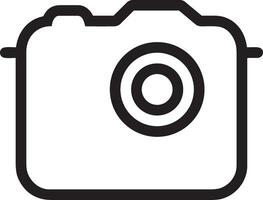 camera photography icon symbol vector image. Illustration of multimedia photographic lens graphic design image