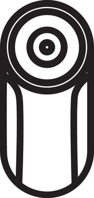 camera photography icon symbol image vector. Illustration of multimedia photographic lens graphic design image
