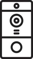 camera photography icon symbol image vector. Illustration of multimedia photographic lens graphic design image vector