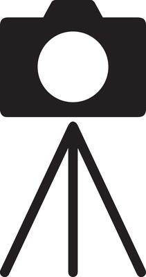 camera photography icon symbol image vector. Illustration of multimedia photographic lens grapich design image