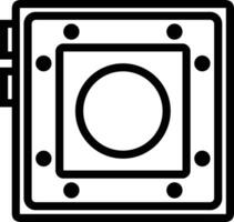 camera photography icon symbol image vector. Illustration of multimedia photographic lens grapich design image vector