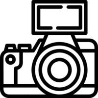 camera photography icon symbol image vector. Illustration of multimedia photographic lens grapich design image vector