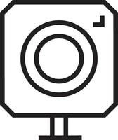 camera photography icon symbol image vector. Illustration of multimedia photographic lens grapich design image vector